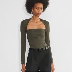 Aritzia Olive Long Sleeve